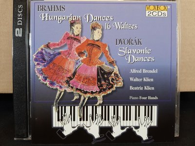 Brendel,Klien,Brahms&Dvorak-Hungariam&Slavonic Dances,Brahms-16 Waltzes布蘭德爾&克林鋼琴