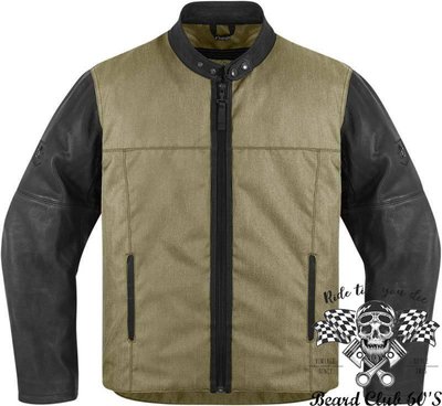 ♛大鬍子俱樂部♛ ICON® 1000 Vigilante Textile Jacket 美國 護具 夾克 防摔衣 深棕