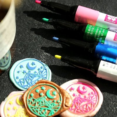 櫻花金屬油漆筆日本櫻花記號筆勾線油性高光彩色筆簽名上色筆特艾超夯 精品