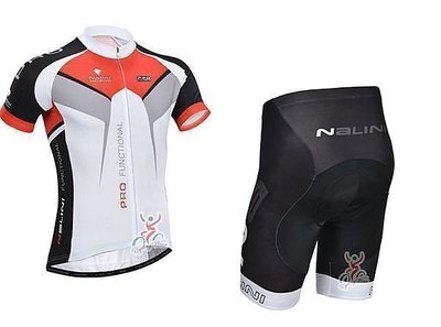 2014款NALINI 紅白 車衣車褲短套裝 自行車服 單車服 頂極排汗透氣 騎士服