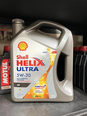 可超取【阿齊】Shell HELIX ULTRA 5W30 SP GF-6A 殼牌 5w30 全合成 汽車機油 4L