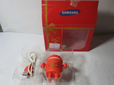 《瑋哥童趣屋》SAMSUNG 三星電子 Android 造型新年 公仔娃娃~(尺寸高約：8 cm，塑膠盒子較舊)