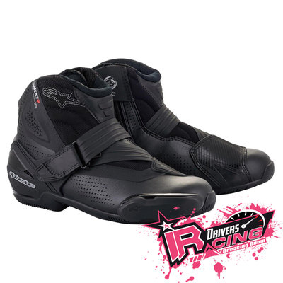 ♚賽車手的試衣間♚ Alpinestars® SMX-1 R V2 Vented Black Shoes 車靴 賽車靴