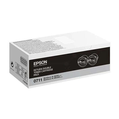 EPSON S050711 原廠雙包裝碳粉匣 適用 AL-M200DN/M200DW/MX200DNF/MX200DWF