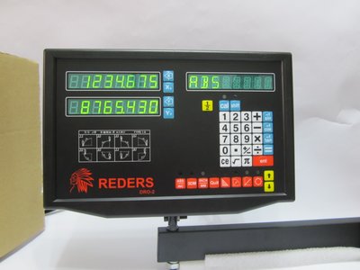 REDERS光學尺二軸顯示器*1+光學尺*2-全新