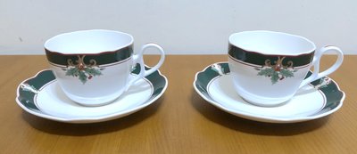 日本 Noritake 咖啡杯組 2杯2盤 MADE IN JAPAN