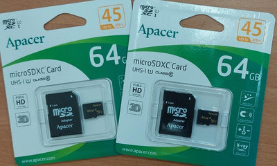 彰化手機館 64G 記憶卡 Apacer 宇瞻 microSDXC 64GB UHS-1 c10 行車紀錄器 限3張