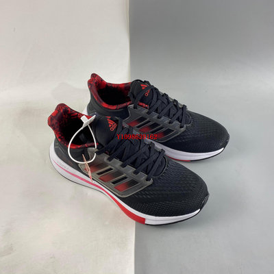 【明朝運動館】Adidas EQ21RUN 黑紅白 經典 舒適 透氣 防滑 慢跑鞋 GZ4053 男女鞋耐吉 愛迪達