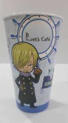 【88特價交易舖】航海王 海賊王-藍色-咖啡杯/可當筆筒/全新