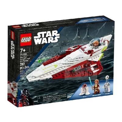 LEGO 樂高積木 75333 Star Wars 星際大戰-歐比王的絕地戰機【小瓶子的雜貨小舖】