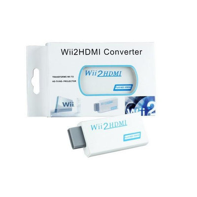 車之星~NS Wii 轉HDMI高清轉換器 HDMIi轉接器高清輸出 Wii2HDMI 最新版無水波紋 任天堂