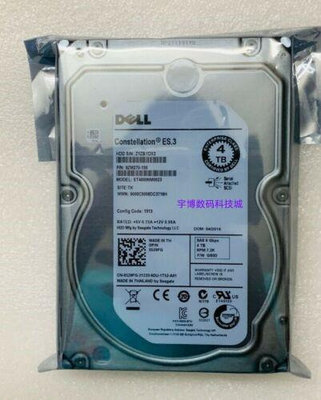 DELL T7920 R7920 T5820 T7820 原裝4T SAS 7.2K 3.5寸伺服器硬碟
