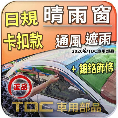 【TDC車用部品】日規,亮條,晴雨窗：本田,FK8,[2017~21年],Civic,Type-R,喜美,十代,五門