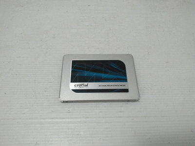 313 [大鋼牙二手3C]固態硬碟 美光 MX500 500G SSD (一元起標)