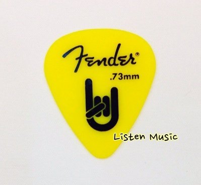 立昇樂器 Fender Pick (0.73mm) 彈片 撥片 Rock Pick 15元/片 10片以上免運