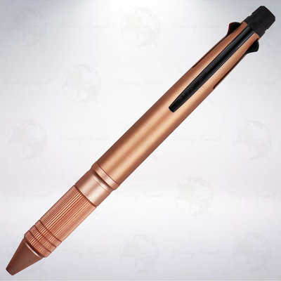 日本 三菱鉛筆 Uni JETSTREAM 5機能金屬版多功能筆: 玫瑰金