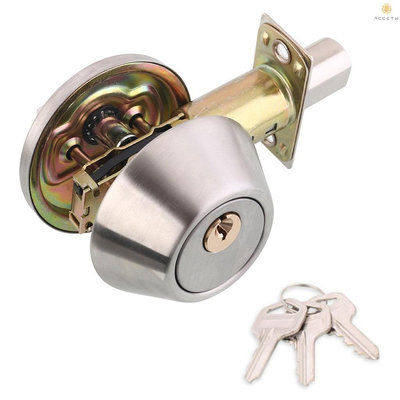 1 不鏽鋼銅鎖 短舌心 小鐵匙 部分單頭閉鎖 門鎖 60 101 附 3 把鑰匙具
