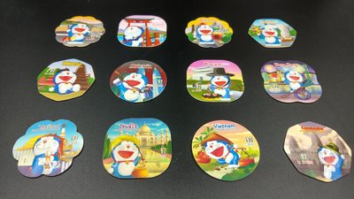 7-11  小叮噹 Doraemon 哆啦A夢立體磁鐵 環遊世界36款