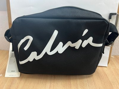 Calvin Klein 尼龍材質 logo CK側背包 斜背包 休閒小包