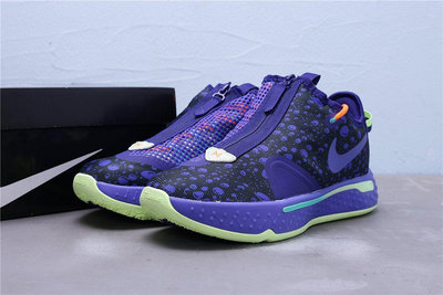 Nike PG 4 EP Gatorade 藍紫 拉鏈 運動籃球鞋 男鞋 CD5086-500【ADIDAS x NIKE】