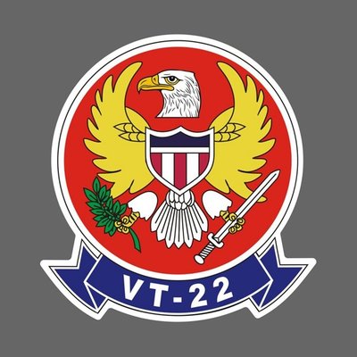 美國海軍 攻擊戰鬥機訓練第22中隊 VT-22 金鷹 貼紙