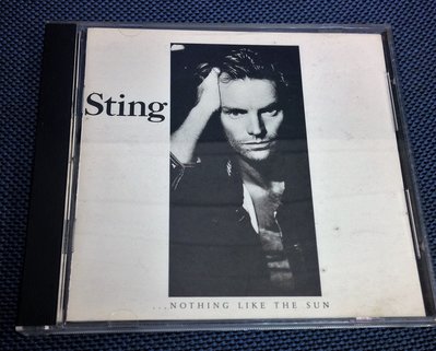 Sting, nothing like the sun, A&M 1987 年原版CD (非復刻), 稀有, 已絕版
