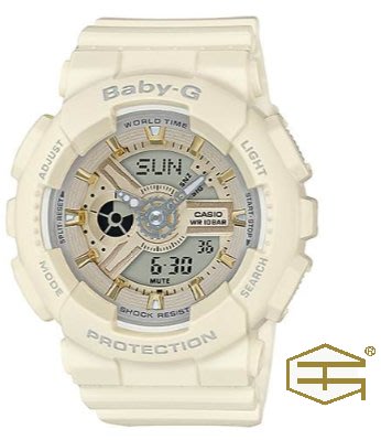 【天龜】CASIO Baby-G 獨特時尚 率性風格 雙顯休閒錶 BA-110GA-7A2