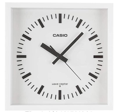 日本進口 好品質 正品   SIO卡西歐 方形簡約掛鐘桌鐘座鐘牆鐘時鐘電波鐘鐘錶送禮禮品