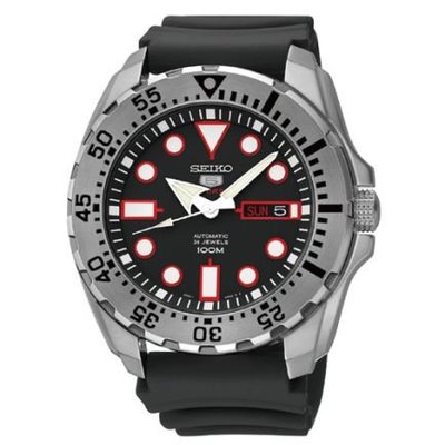 【金台鐘錶】SEIKO 精工(日本版) 透明錶背 水鬼 防水100米 機械錶 膠帶(日本版) SRP601J1