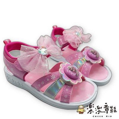 【樂樂童鞋】台灣製冰雪奇緣電燈涼鞋 F155 - 迪士尼 卡通童鞋 童鞋 中大童 FROZEN DISNEY MIT童鞋