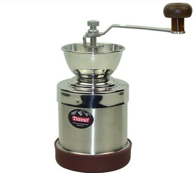 晴天咖啡☼ Tiamo HG6063 磨豆機 。陶瓷刀頭 可調粗細 手搖磨豆機 不鏽鋼可水洗