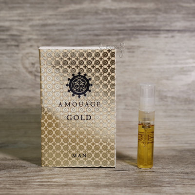 AMOUAGE 愛慕 黃金 一千零一夜 GOLD 男性淡香精 2mL 試管香水 可噴式