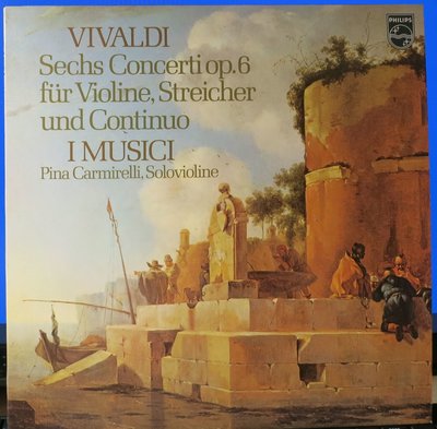 黑膠 I Musici - Vivaldi 韋瓦第 Sechs Concerti 6首協奏曲 (荷 Philips)