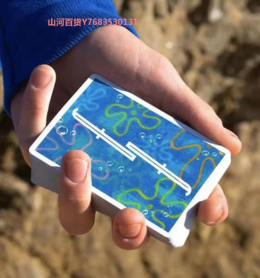 美國聯名方舟海綿寶寶系列魔術花切撲克牌高顏值游玩聚會紙牌