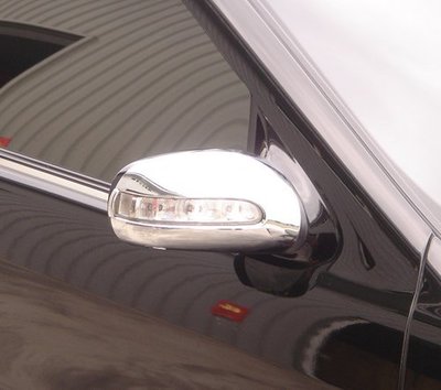 IDFR ODE 汽車精品 BENZ S W220 02-05 鍍鉻後視鏡蓋 電鍍後照鏡蓋
