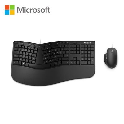 @電子街3C特賣會@全新 Microsoft 微軟 Ergonomic Desktop 人體工學 有線 鍵鼠組 鍵盤滑鼠