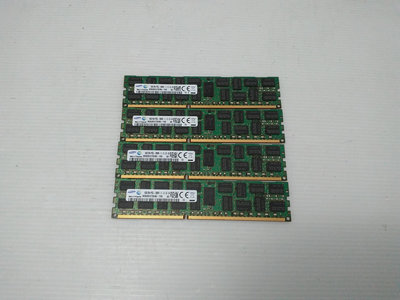 609 [大鋼牙二手3C]伺服器記憶體 三星 DDR3L-1600R/16G/雙通道 (一元起標 得標=4支)