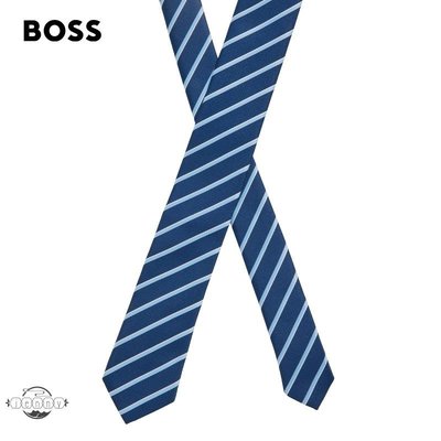 新款HUGO BOSS雨果博斯男士早秋新款Performance系列編織領帶