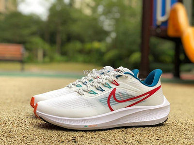 Nike AIR ZOOM PEGASUS 39 飛馬 白藍紅 運動 慢跑鞋 fd4322-161
