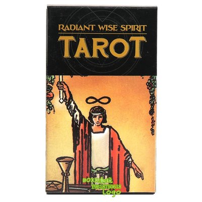 BOXx潮玩~英文迷你版 Radiant Wise Spirit Mini Tarot 睿智塔羅牌桌游卡牌