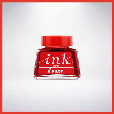日本 百樂 PILOT 30ml 鋼筆專用墨水: 紅色/Red