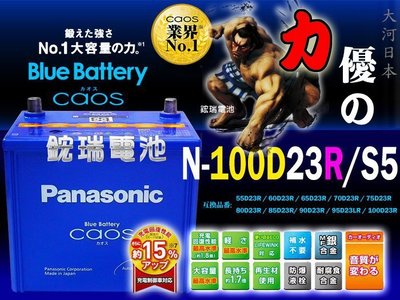 【鋐瑞電池】國際牌 日本製造 銀合金100D23R Panasonic 充電制御 速霸陸 凌志 U5 U7 U6 M7