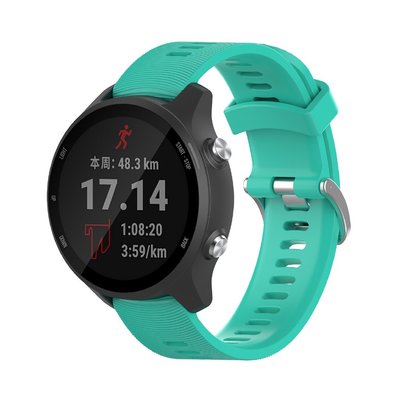 佳明Garmin Forerunner245/M645矽膠表帶vivoactive3 vivomoveHR官方扣運動錶帶