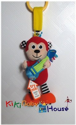 ☆奇奇娃娃屋(RT3)☆Sassy品牌,可愛的音樂小猴,按一下吉他會有音樂~129元