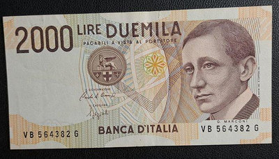 1990年義大利2000LIRE紙鈔