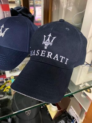Maserati 三叉戢藍色棒球帽-特價