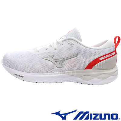 鞋大王Mizuno J1GC-208106 白色 REVOLT 輕量避震慢跑鞋 有13號 009M 免運費加贈襪子