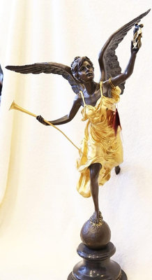 【二手】歐洲銅雕客廳玄關壁爐純銅擺件銅雕塑家居裝飾品豐收女神擺設藝術4880【古玩天下】銅器 佛像 擺件