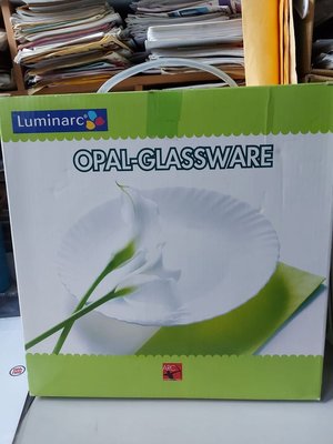 樂美雅Luminarc微波PP塑膠保鮮蓋與強化玻璃餐盤