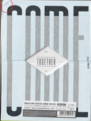 【全新未拆，嚴重殼損】CNBlue：COME TOGETHER 演唱會 TOUR 2DVD+2CD《韓國原裝進口》